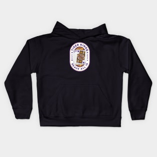 2024 Vegas Trip // Louisiana Tiger King Playing Card // Awesome King Tiger Purple and Gold Kids Hoodie